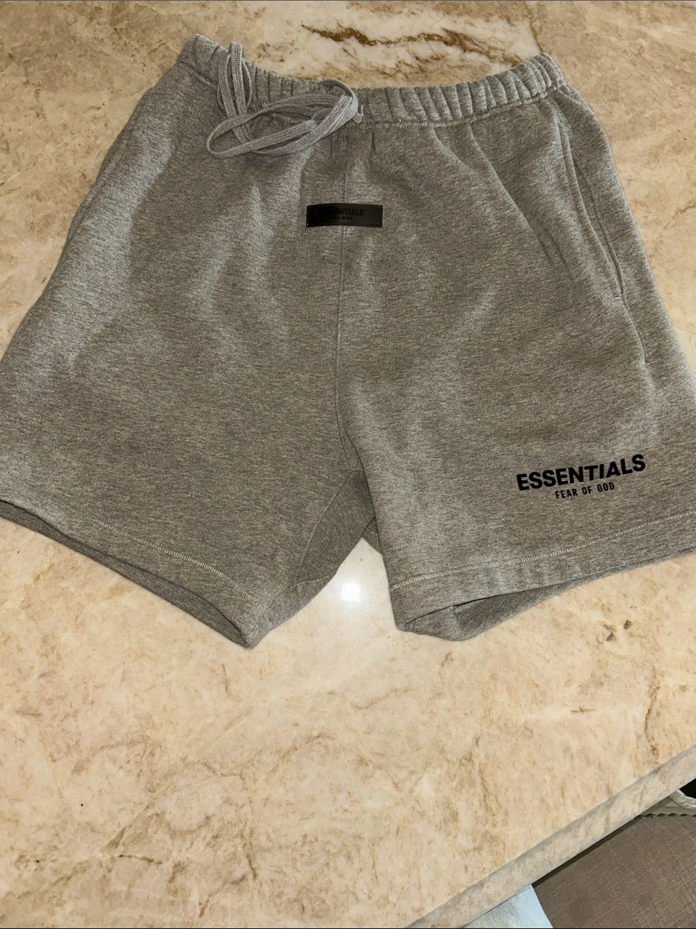 Fear of God ESSENTIALS Men's Heather Gray Sweat Shorts